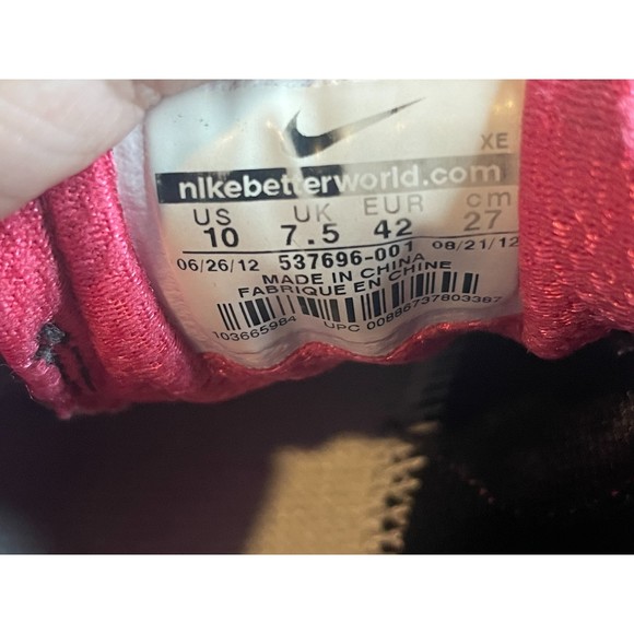 Nike Flex Trail Black/Pink Running Athletic Shoes | Women's Size 10 US - Picture 11 of 11